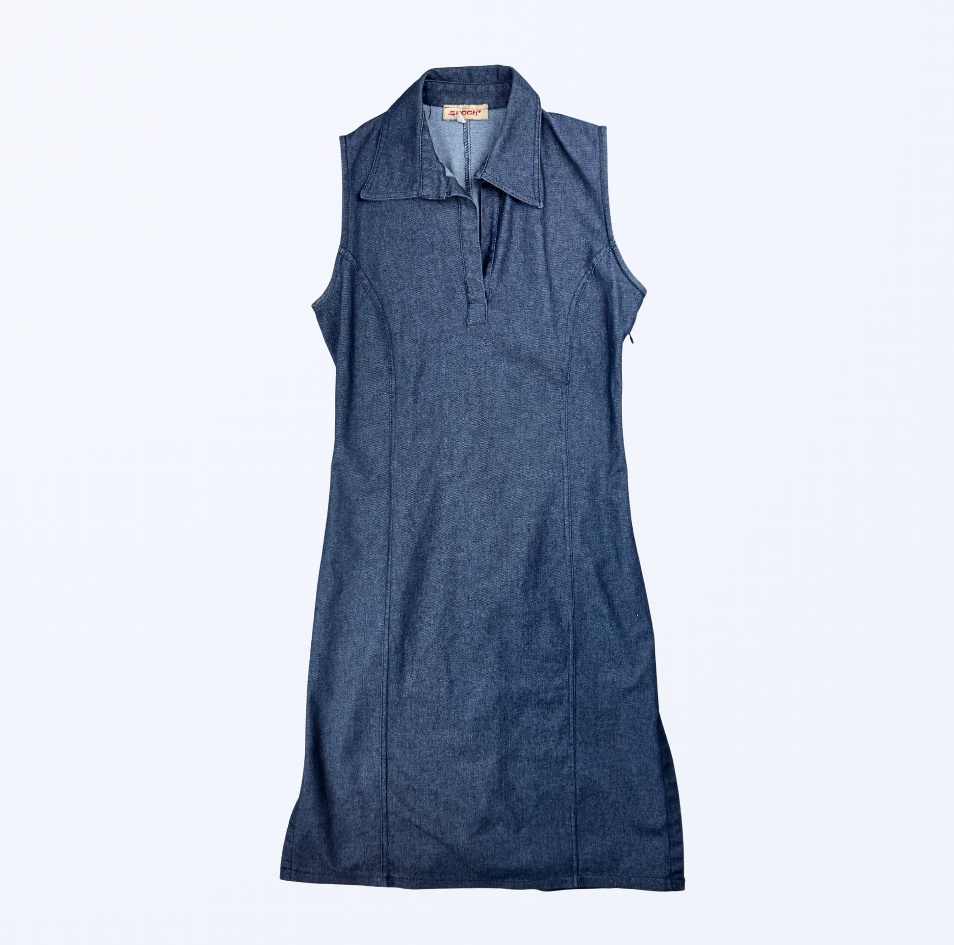 Vintage Jeanskleid Midi 70s Style Teos Vintage Onlineshop