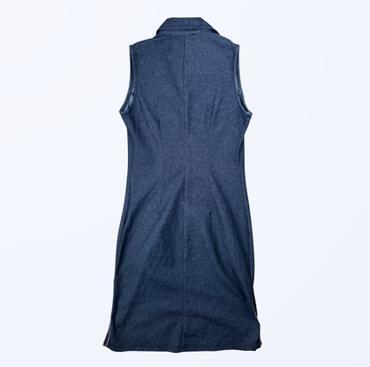 Vintage Jeanskleid Midi 70s Style Teos Vintage Onlineshop