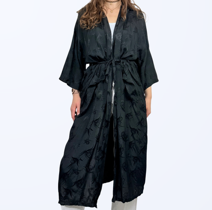 Kimono Mantel Drachenstickereien Teos Vintage Onlineshop