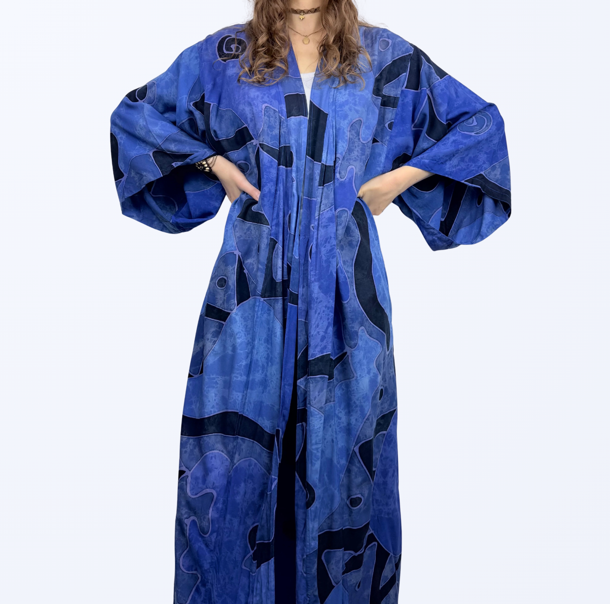 Kimono Mantel Muster Teos Vintage Onlineshop