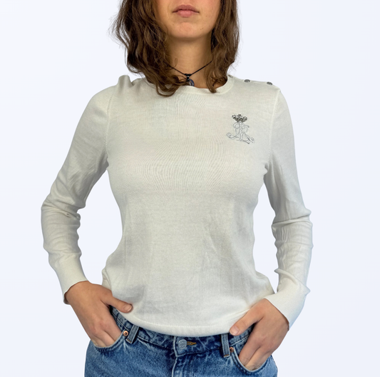 Lauren Ralph Lauren dünner Pullover Y2K Old Money Style Teos Vintage Onlineshop