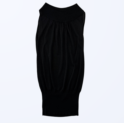 List Kleid schwarz semitransparent Teos Vintage Onlineshop