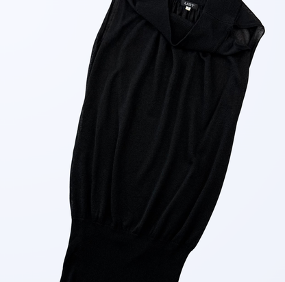 List Kleid schwarz semitransparent Teos Vintage Onlineshop