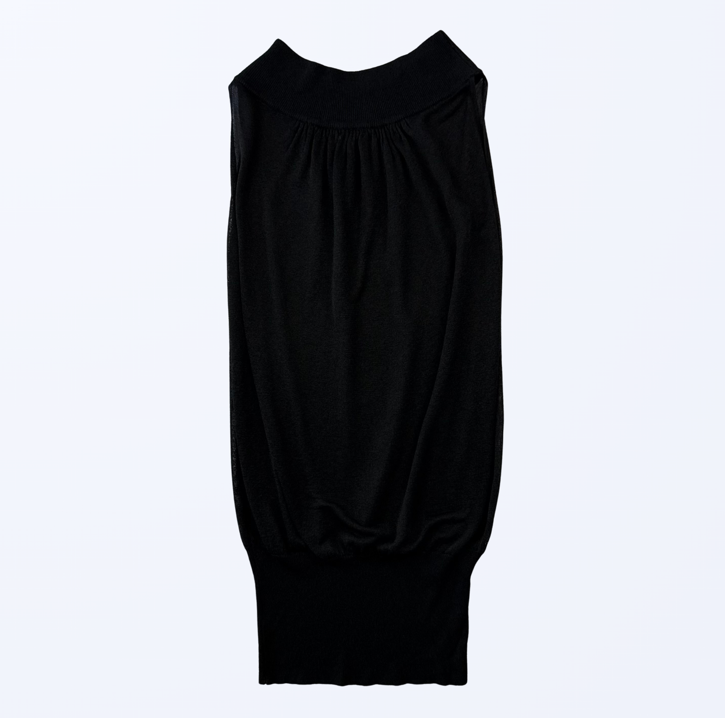 List Kleid schwarz semitransparent Teos Vintage Onlineshop