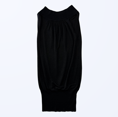 List Kleid schwarz semitransparent Teos Vintage Onlineshop