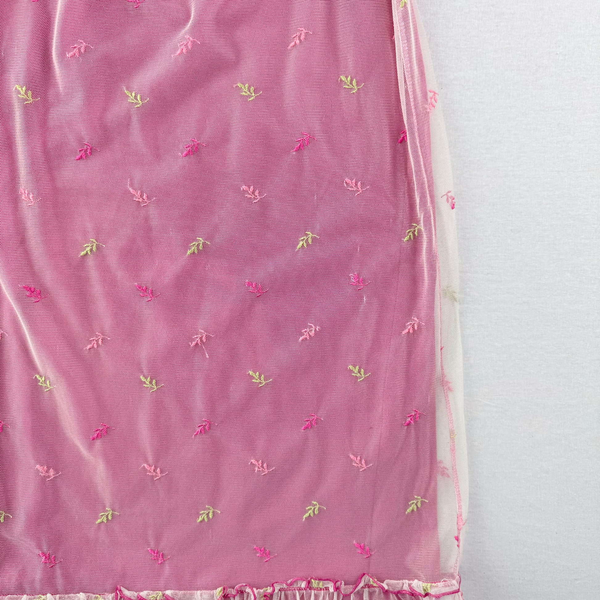 Liu Jo Rock y2k Mesh Spitze Blumen Vintage Second Hand