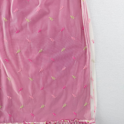 Liu Jo Rock y2k Mesh Spitze Blumen Vintage Second Hand