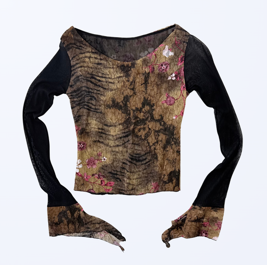 Vintage Longsleeve whimsy whimsical 90s style Teos Vintage Onlineshop