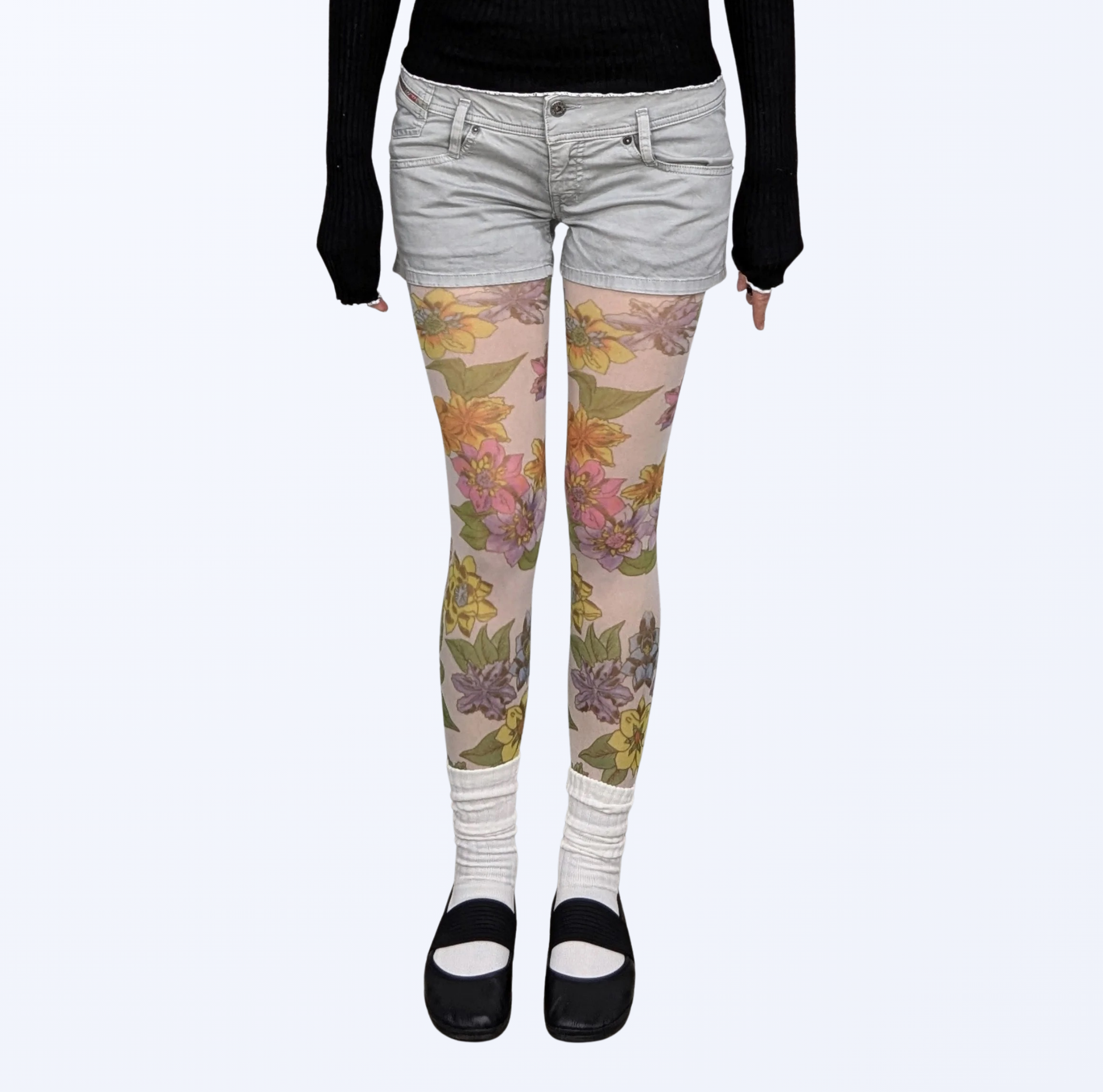 Low Waist Diesel Hotpants Y2K Grunge Style Teos Vintage Onlineshop