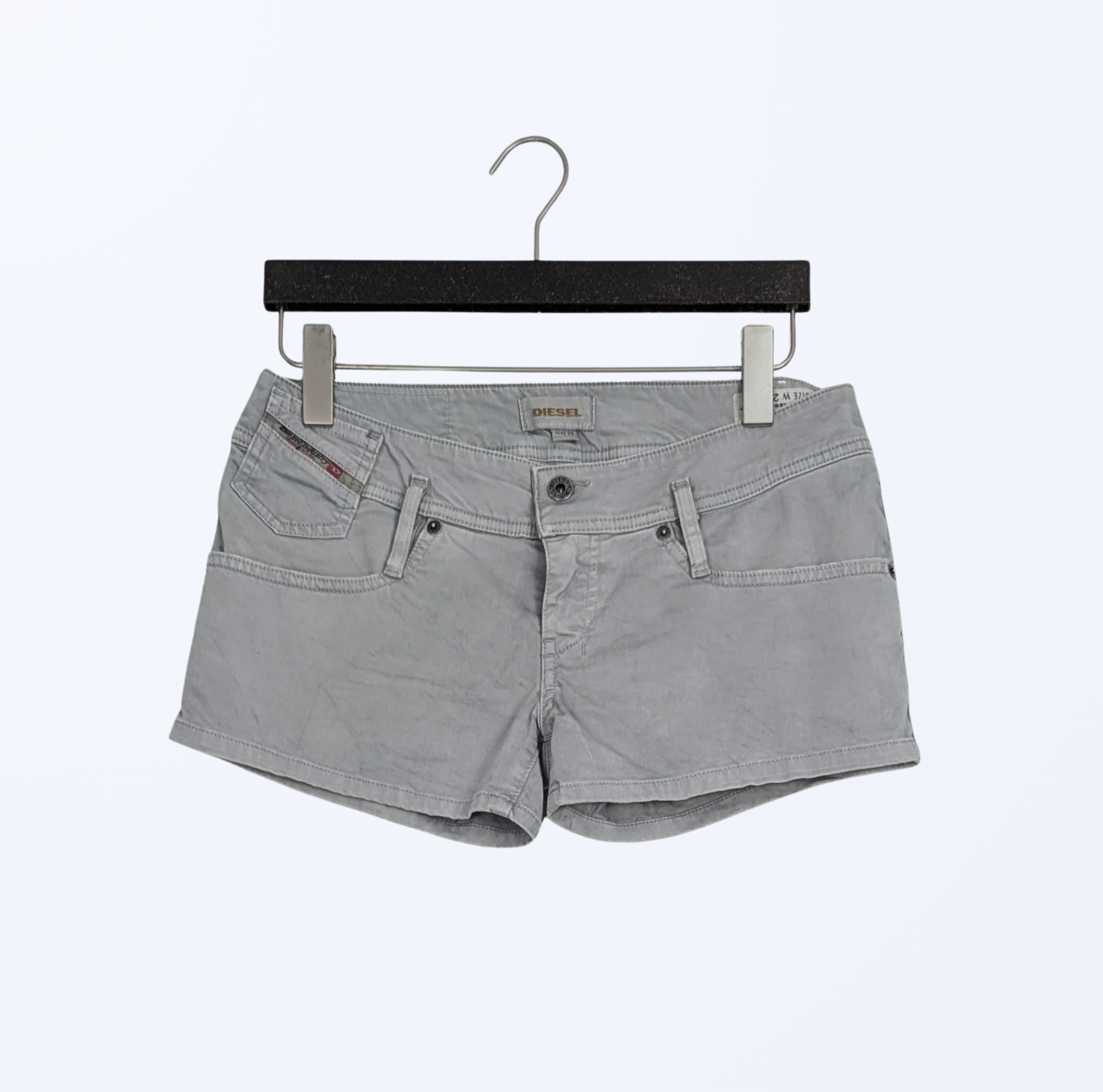 Low Waist Diesel Hotpants Y2K Grunge Style Teos Vintage Onlineshop