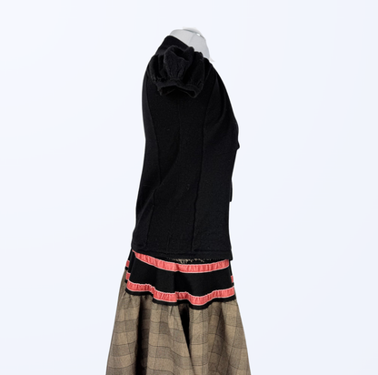 Designer Second Hand Wickeloberteil 100 % Wolle  Maliparmi Teos Vintage Onlineshop