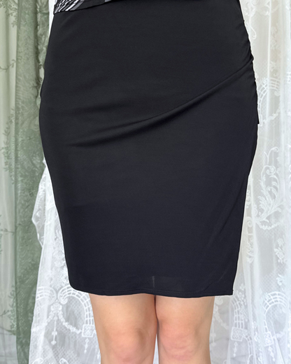 Marc Cain Midirock Asymmetrisch schwarz Gr. S Teos Vintage Onlineshop