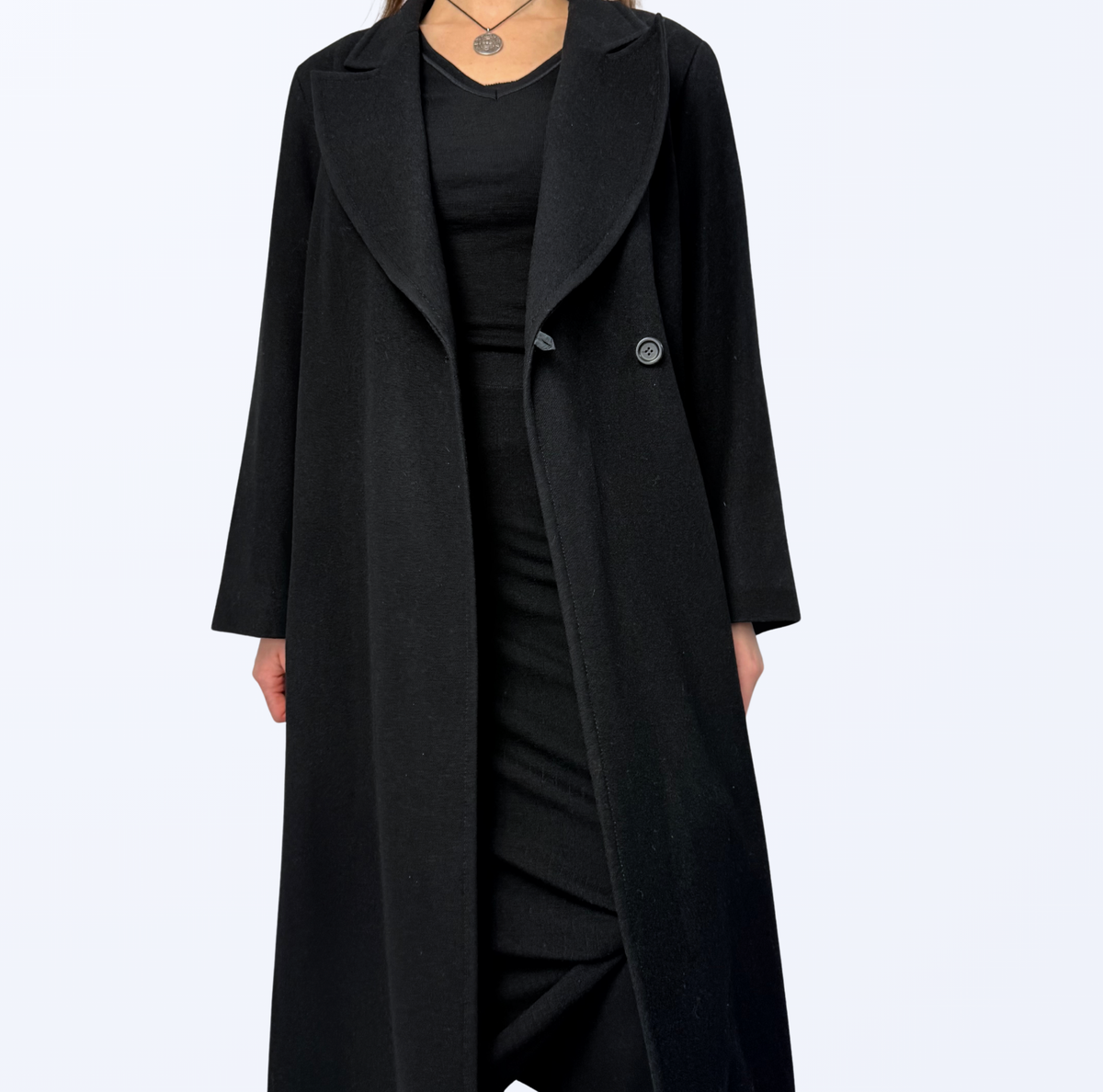 Marc Cain Wollmantel schwarz Teos Vintage Online shop