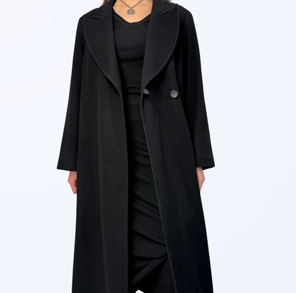 Marc Cain Wollmantel schwarz Teos Vintage Online shop
