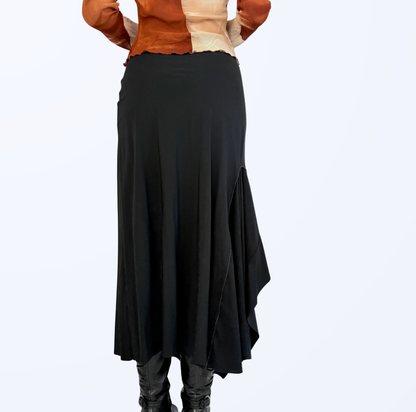 Maxirock asymmetrisch Fairy Grunge Style Teos Vintage Onlineshop
