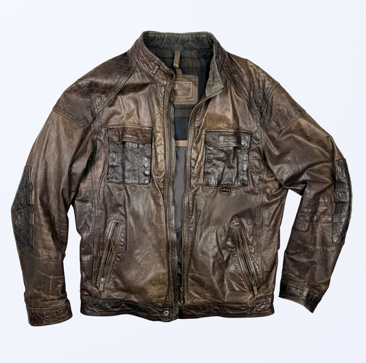 Massimo Dutti Lederjacke Teos Vintage Onlineshop
