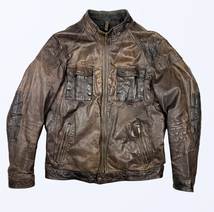 Massimo Dutti Lederjacke Teos Vintage Onlineshop