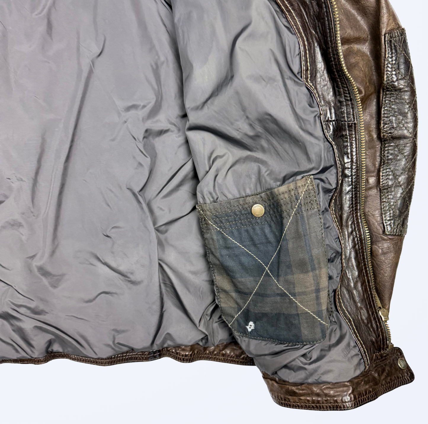 Massimo Dutti Lederjacke Teos Vintage Onlineshop