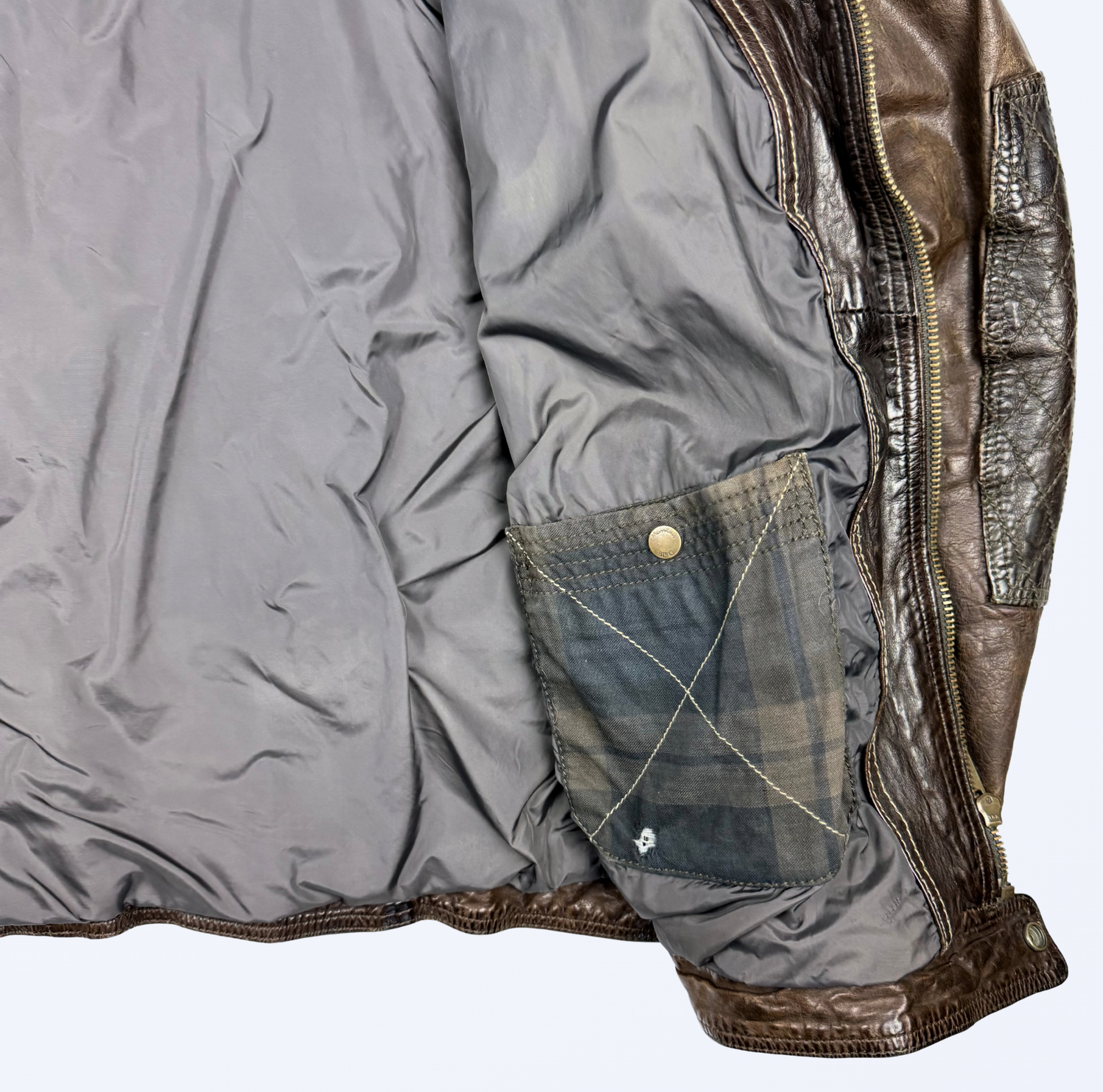Massimo Dutti Lederjacke Teos Vintage Onlineshop