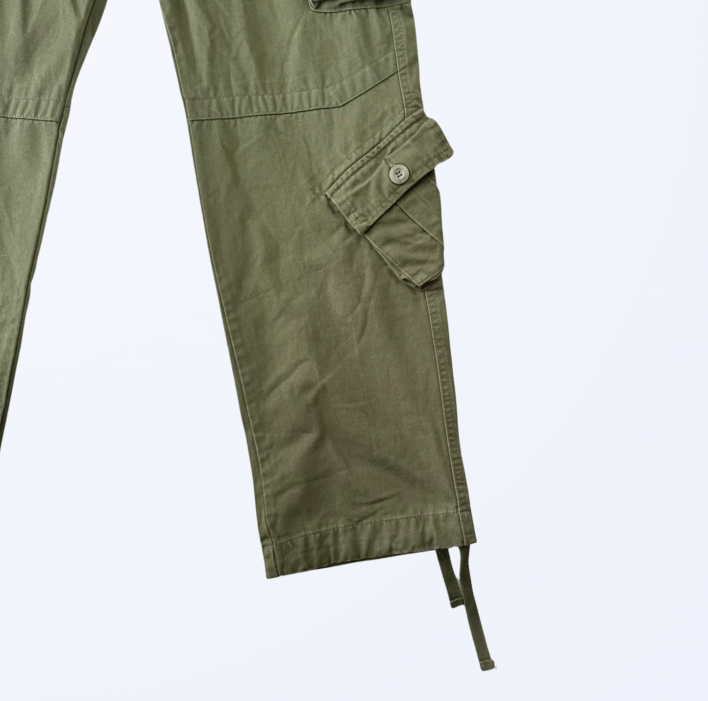 Matchstick Cargohose dunkelgrün Utility Street Style Teos Vintage