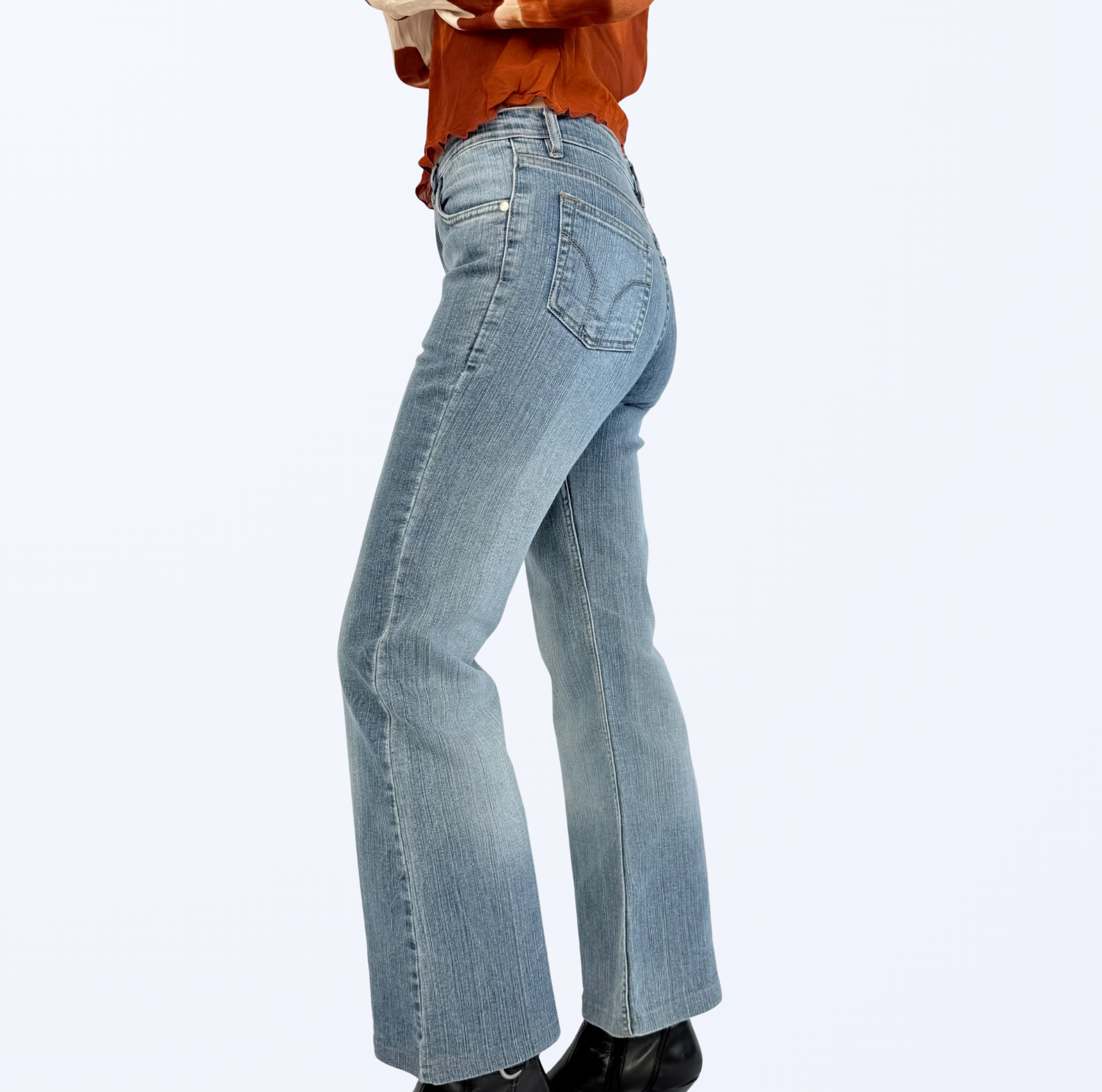 Miss Sixty Bootcut Flared Jeans Y2K Style Teos Vintage Onlineshop