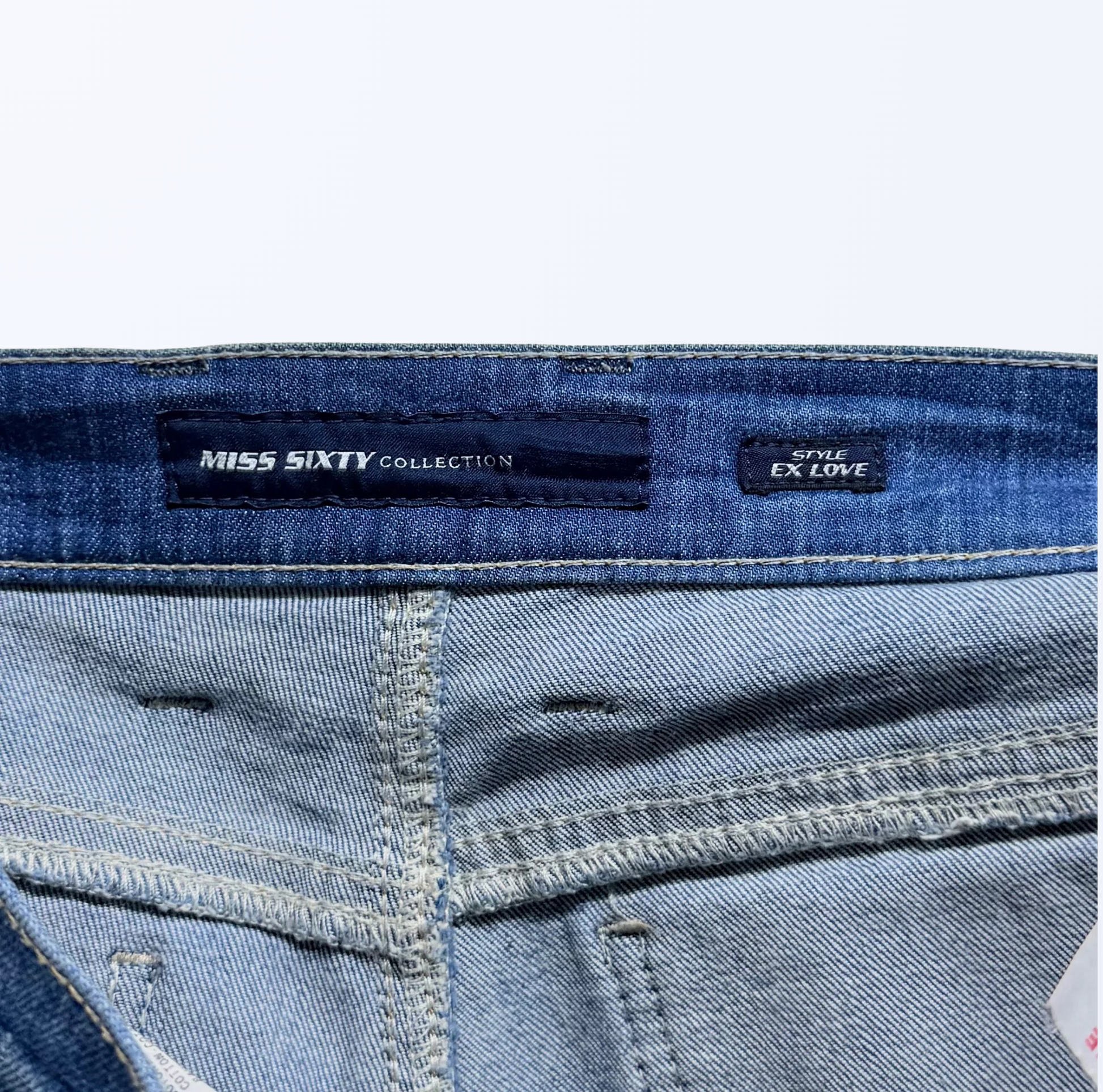 Miss Sixty Schlaghose Lowrise Y2K Style Teos Vintage Onlineshop
