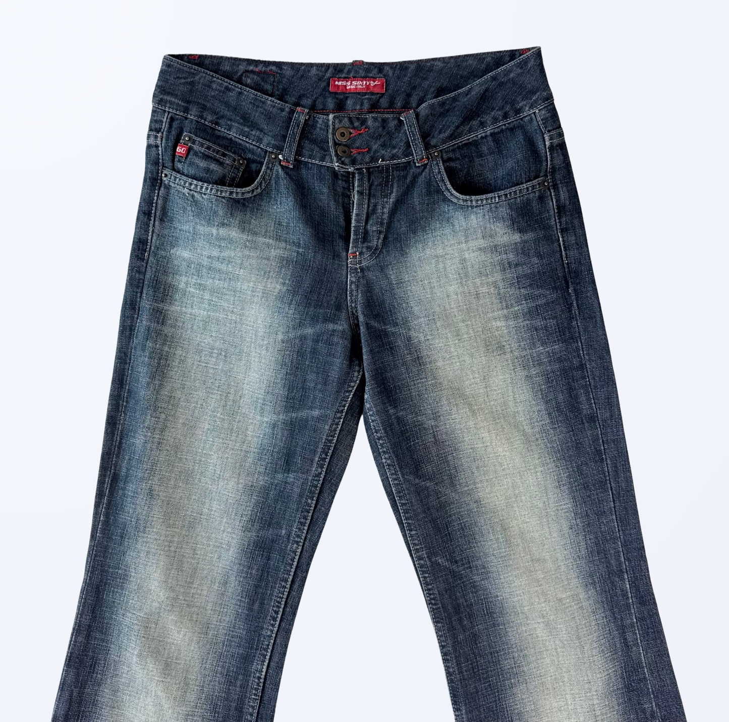 Miss Sixty Jeans Schlaghose stone washed Teos Vintage Onlineshop