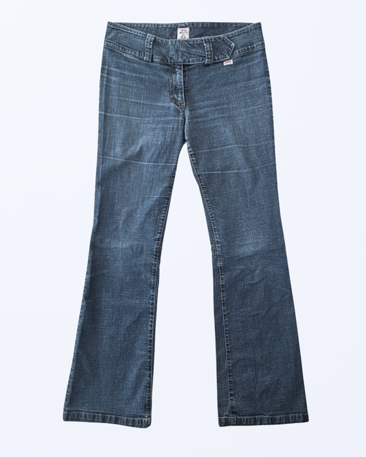 Miss Sixty low waist schlaghose flared Bootcut Jeans Laschenverschluss