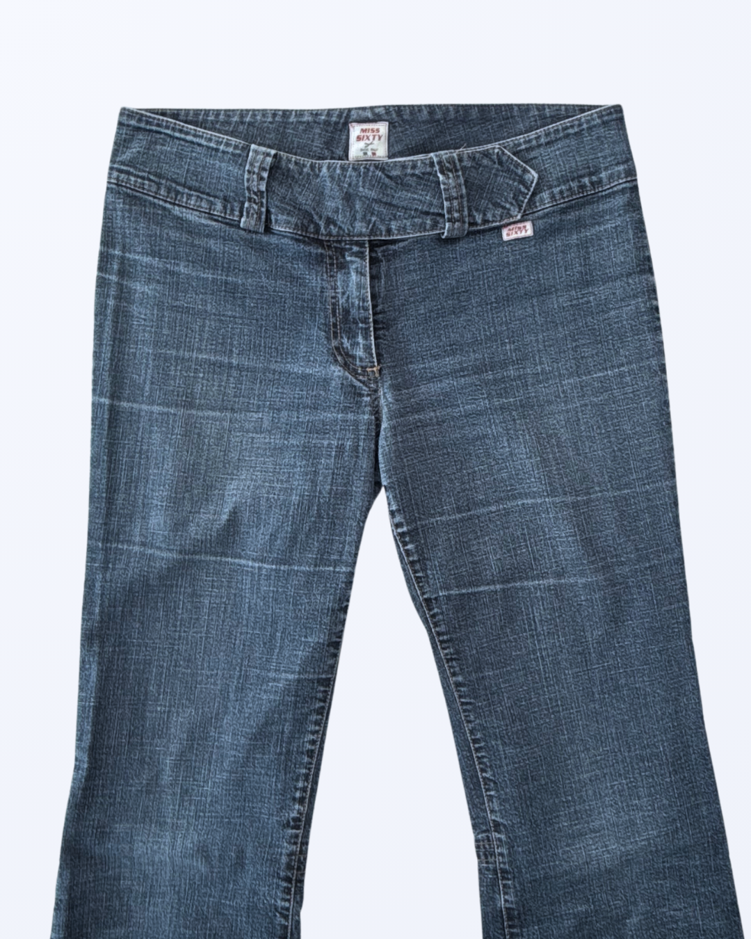 Miss Sixty low waist schlaghose flared Bootcut Jeans Laschenverschluss