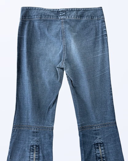 Miss Sixty low waist schlaghose flared Bootcut Jeans Laschenverschluss