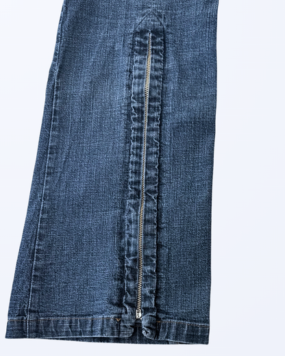 Miss Sixty low waist schlaghose flared Bootcut Jeans Laschenverschluss