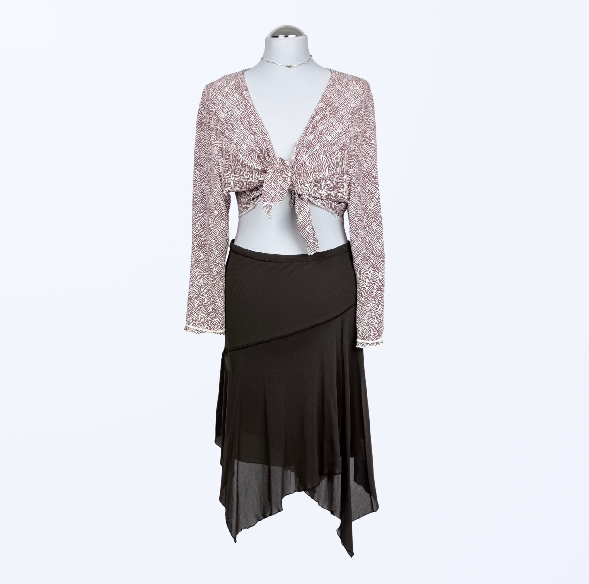 Nile Bolero L XL gemustert Teos Vintage Onlineshop