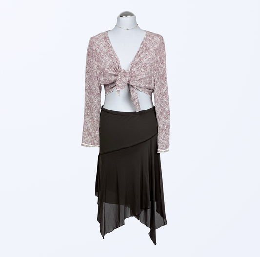 Nile Bolero L XL gemustert Teos Vintage Onlineshop