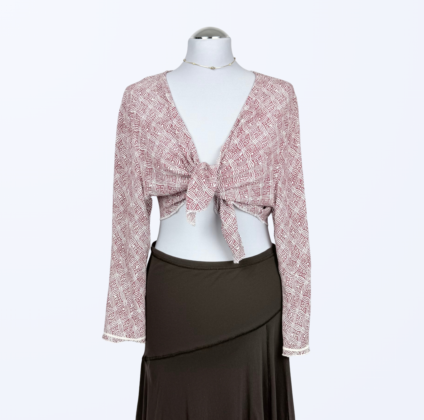 Nile Bolero L XL gemustert Teos Vintage Onlineshop