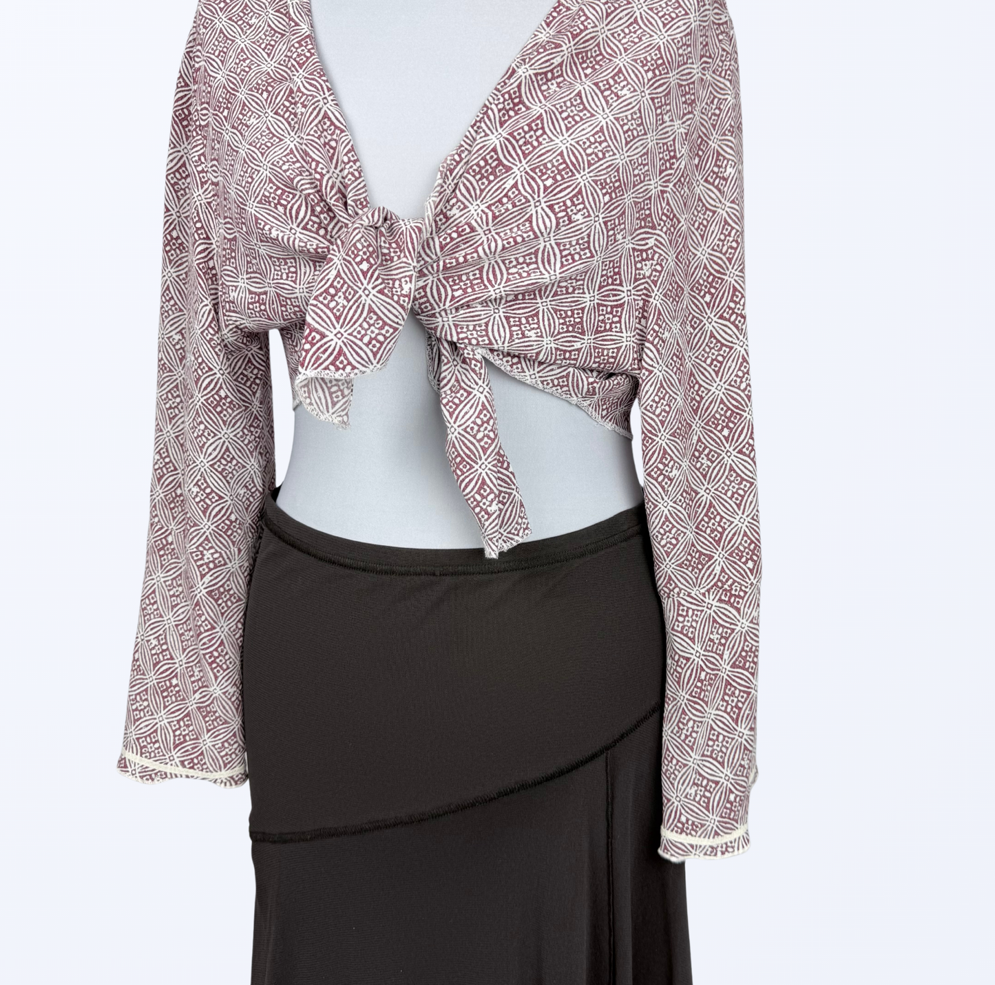 Nile Bolero L XL gemustert Teos Vintage Onlineshop