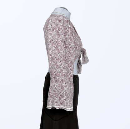Nile Bolero L XL gemustert Teos Vintage Onlineshop