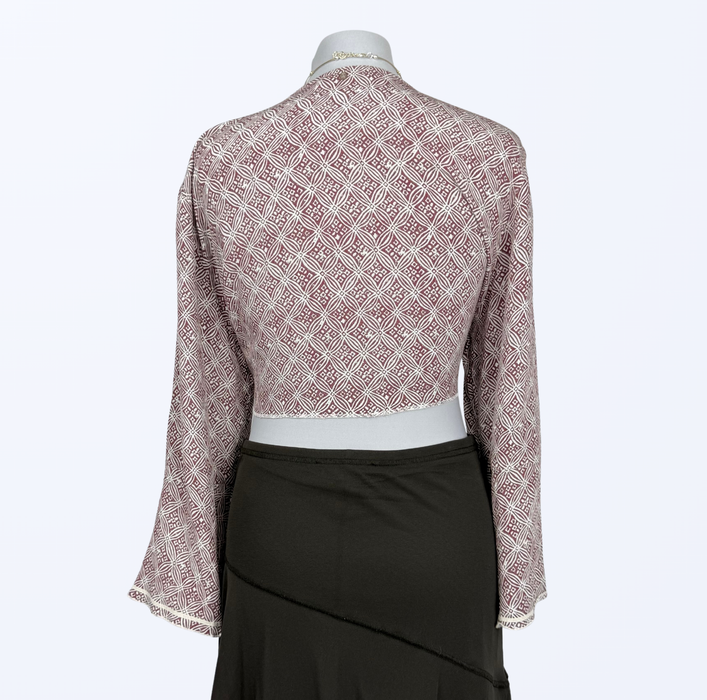 Nile Bolero L XL gemustert Teos Vintage Onlineshop