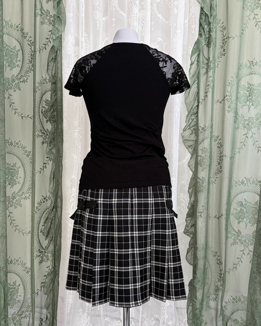 T-Shirt Olsen Spitze witchy 90s Style Teos Vintage Online Shop