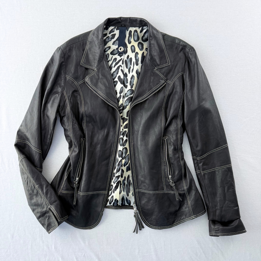 Patago Lederjacke Leather Jacket Designer Vintage Second Hand