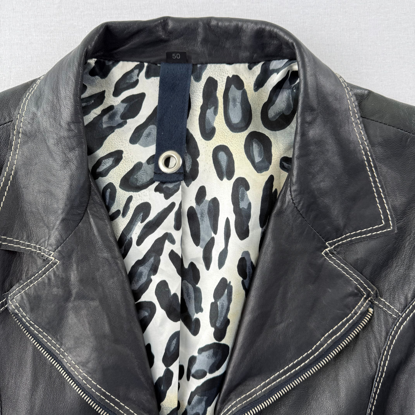 Patago Lederjacke Leather Jacket Designer Vintage Second Hand