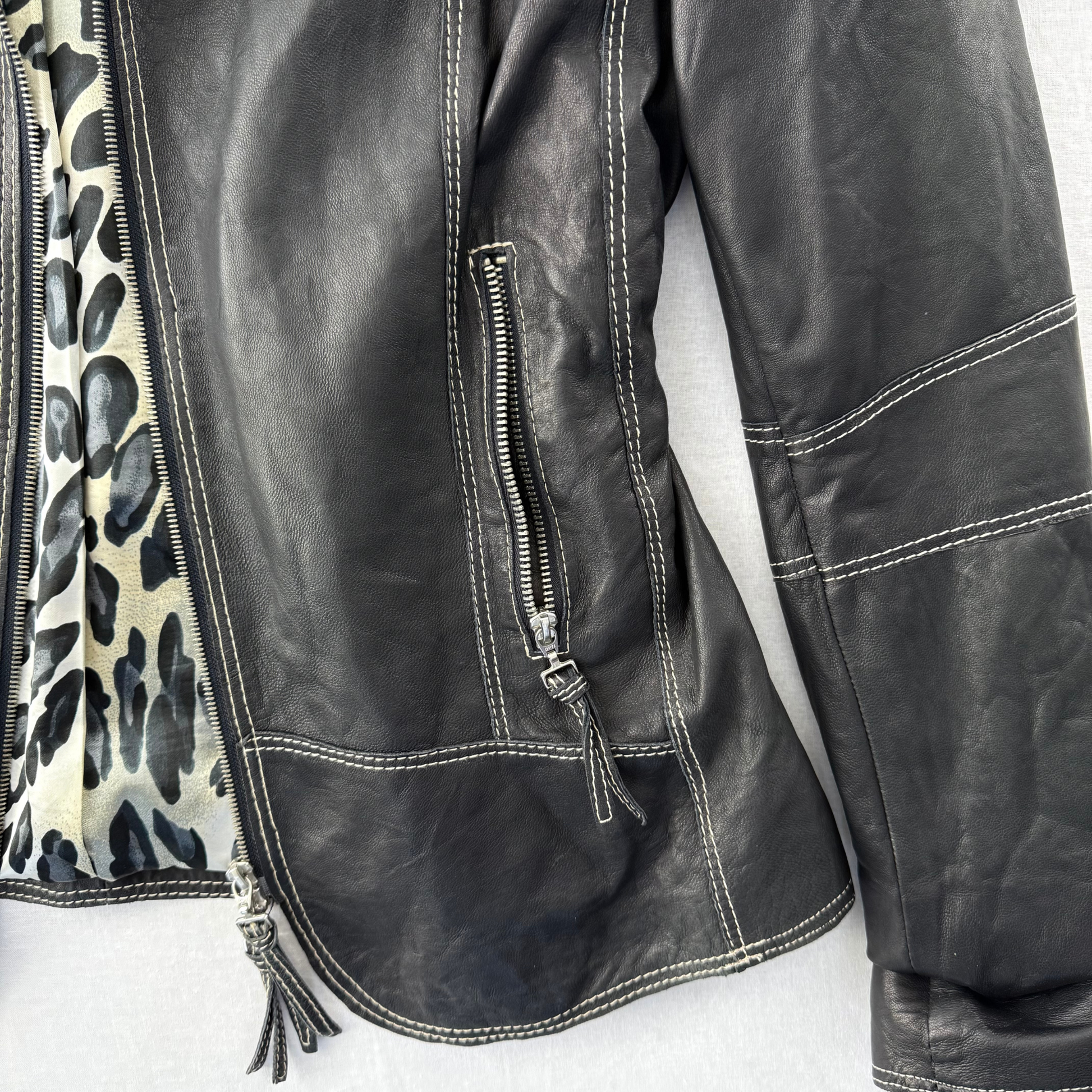 Patago Lederjacke Leather Jacket Designer Vintage Second Hand