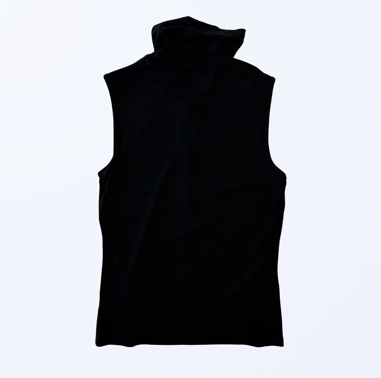 Vintage Penny Pull Rollkragen Top schwarz 