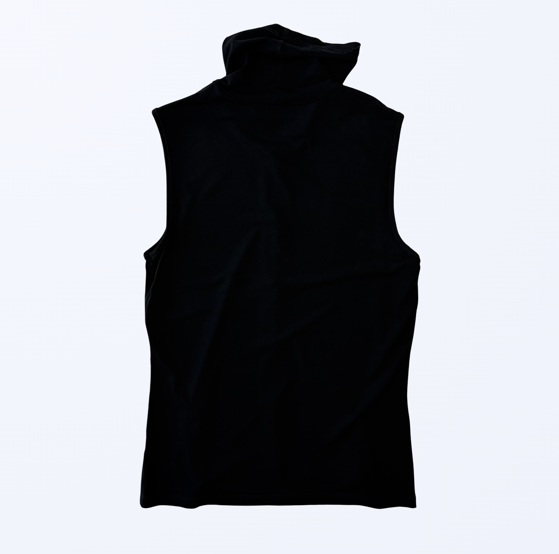 Vintage Penny Pull Rollkragen Top schwarz 
