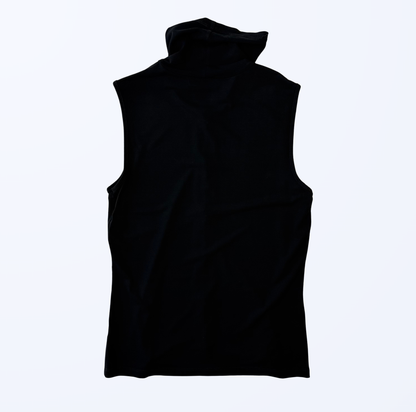 Vintage Penny Pull Rollkragen Top schwarz 