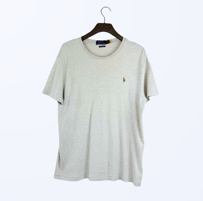 Polo Ralph Lauren T-Shirt grau beige Teos Vintage Online shop