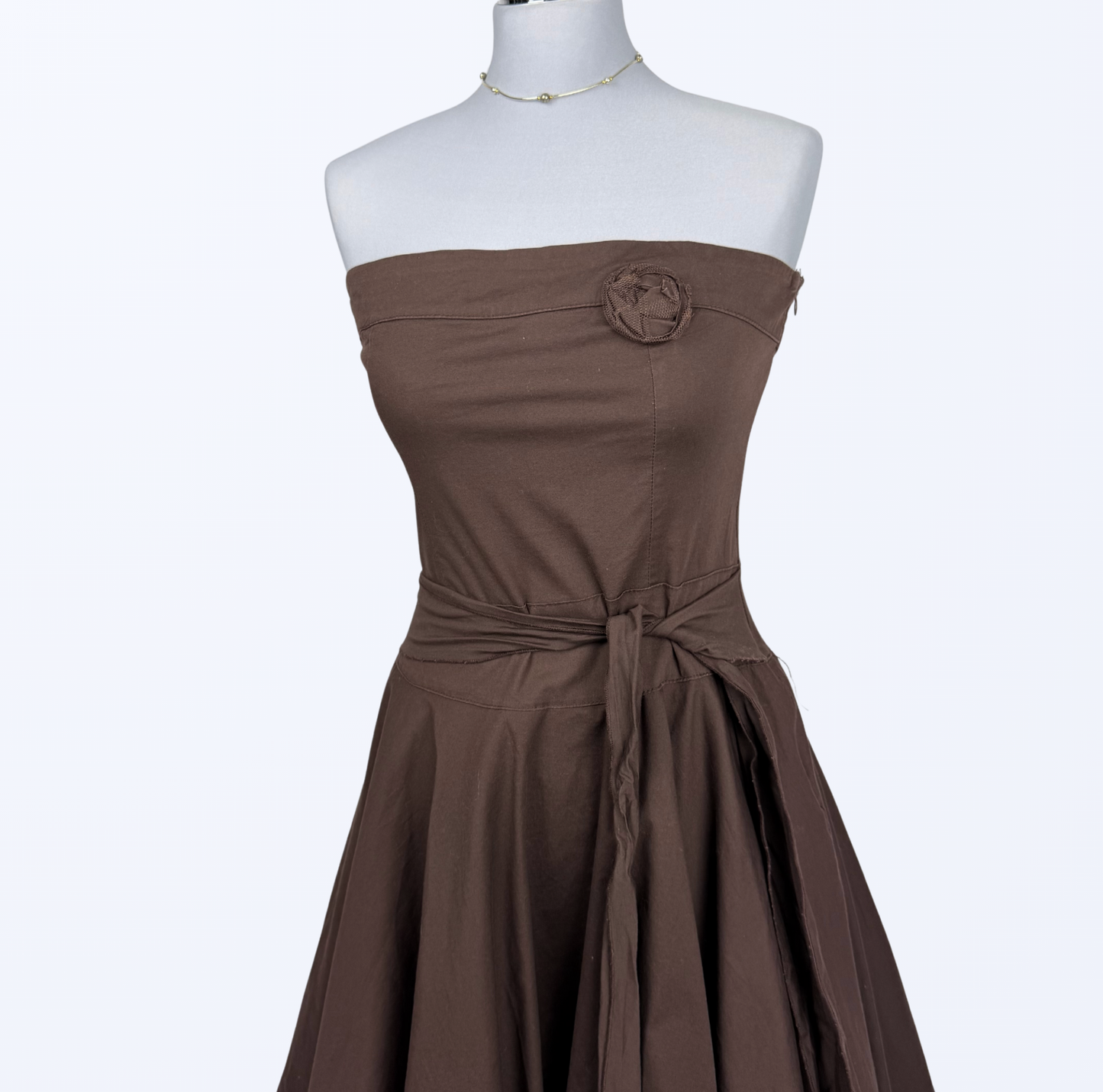 Rinascimento Bandeau Kleid Trägerloses Kleid Trauzeugin Abiballkleid Teos Vintage