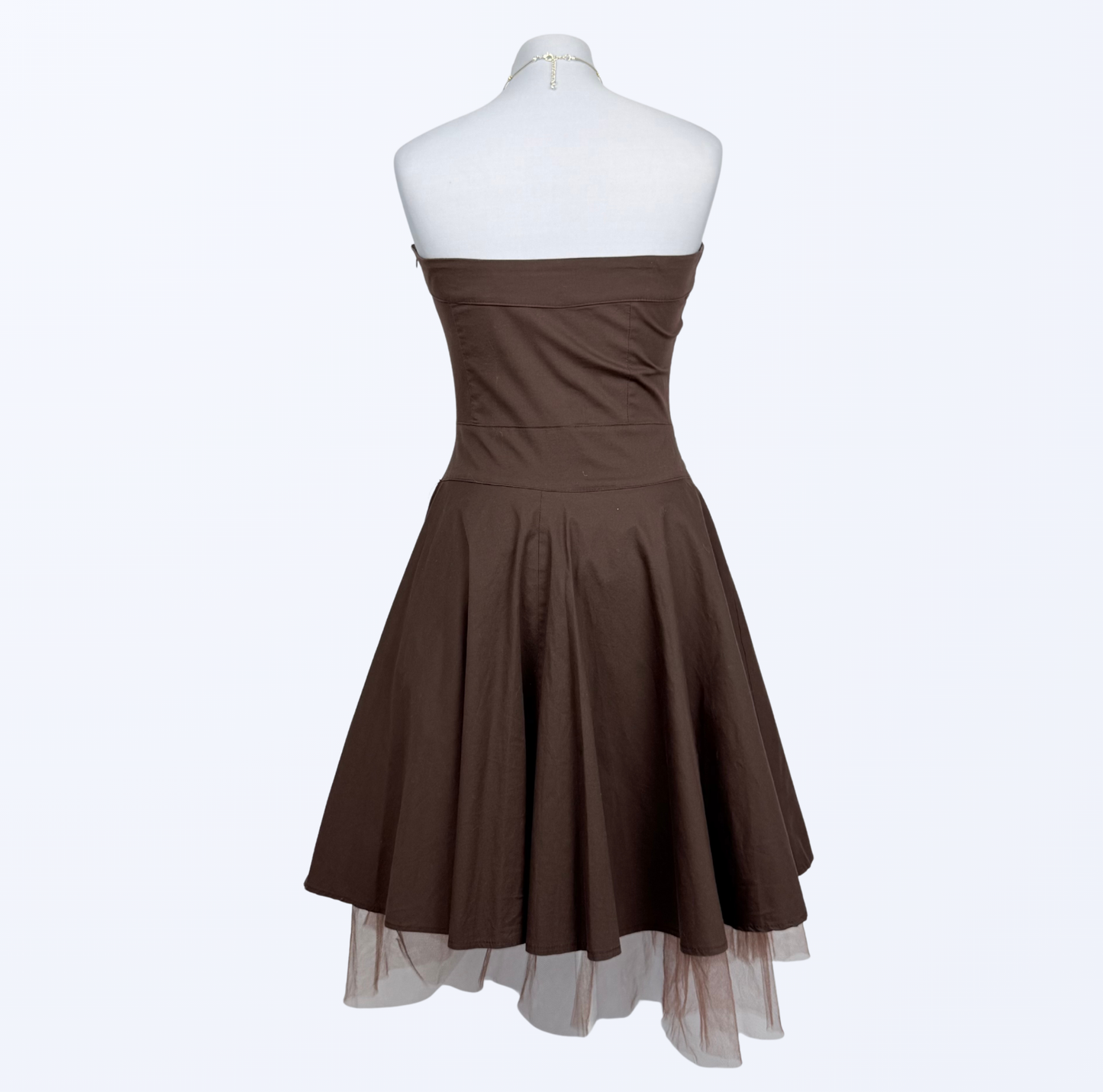 Rinascimento Bandeau Kleid Trägerloses Kleid Trauzeugin Abiballkleid Teos Vintage