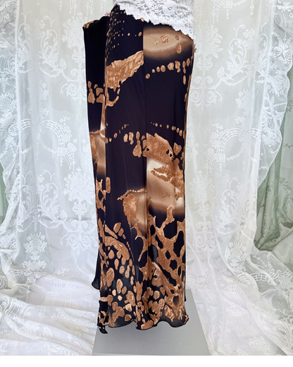 Maxirock organisches Muster whitchy Whimsical Boho 90s Style Whimsy Teos Vintage Onlineshop