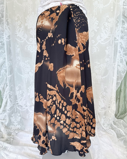Maxirock organisches Muster whitchy Whimsical Boho 90s Style Whimsy Teos Vintage Onlineshop