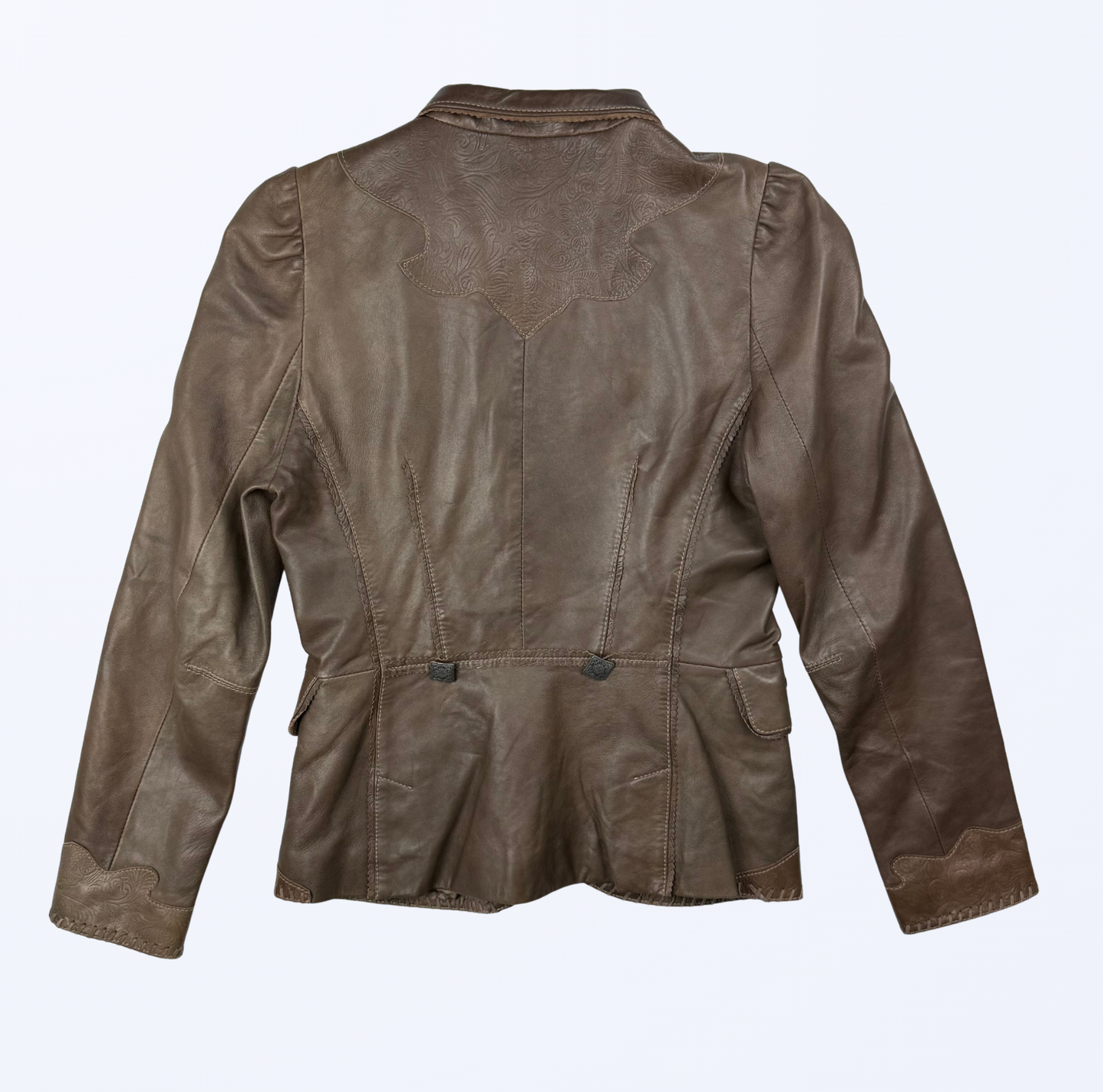Rouge Lederjacke Cowboy Style Teos Vintage Onlineshop